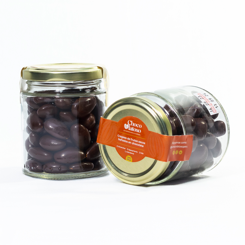 Grageas de Chocolate Frasco 130gr - Imagen 2