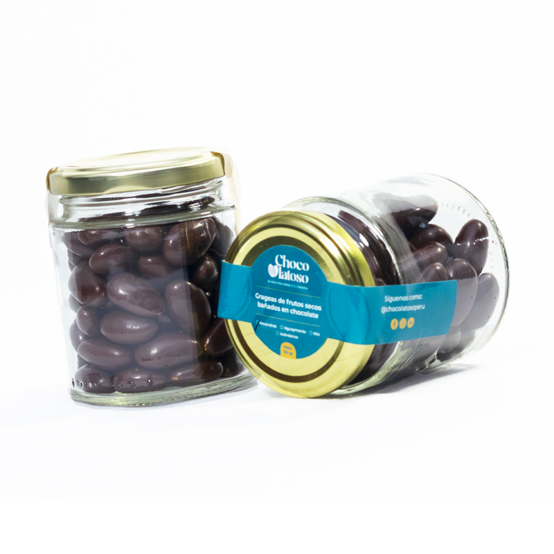 Grageas de Chocolate Frasco 130gr - Imagen 3
